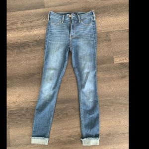 High rise jeans legging